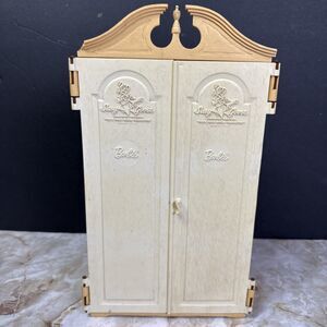 Vintage 1960s Barbie Wardrobe Armoire Susy Susie Goose with Hangers Drawers